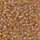 Miyuki rocailles Perlen 8/0 - Silverlined dark gold ab 8-1004